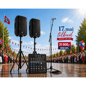 Talerpakke 17. mai – komplett lydanlegg