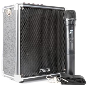 Fenton oppladbar høyttaler m/ Bluetooth og Trådløs Mikrofon