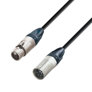 Adam Hall 5 pins DMX kabel - Neutrik Plugger
