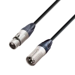 Adam Hall 3 pins DMX kabel - Neutrik plugger