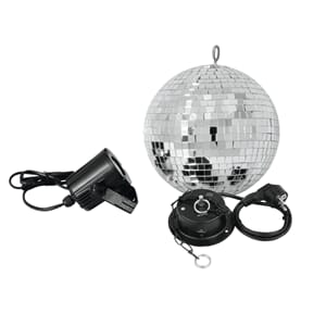 Eurolite Speilkulesett Med Spot, Motor og Discokule 20cm