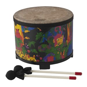 Remo KIDS PERCUSSION® FLOOR TOM DRUM-FABRIC RAIN FOREST, 10"