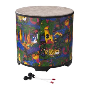 Remo KIDS PERCUSSION® GATHERING DRUM-FABRIC RAIN FOREST, 22"