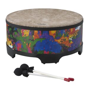Remo KIDS PERCUSSION® GATHERING DRUM-FABRIC RAIN FOREST,16"