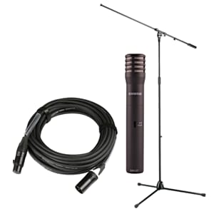 Shure SM-137 Pakke Med K&M Mikrofonstativ og 10 Meter Kabel