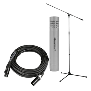 Kormikrofon Med Mikrofonstativ og 10 Meter Kabel