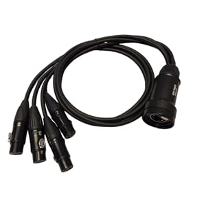 CATLink EtherCON til 4X XLR Female AES