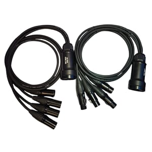 CATLink Pakke - EtherCON til 4X XLR Female/Male AES