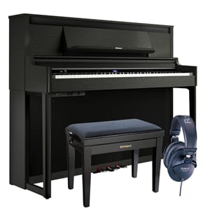 Roland LX-6 Pakke i Sort med kun Rolandprodukter